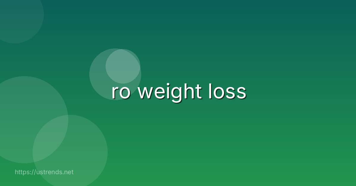 ro weight loss