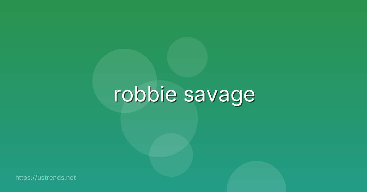 robbie savage