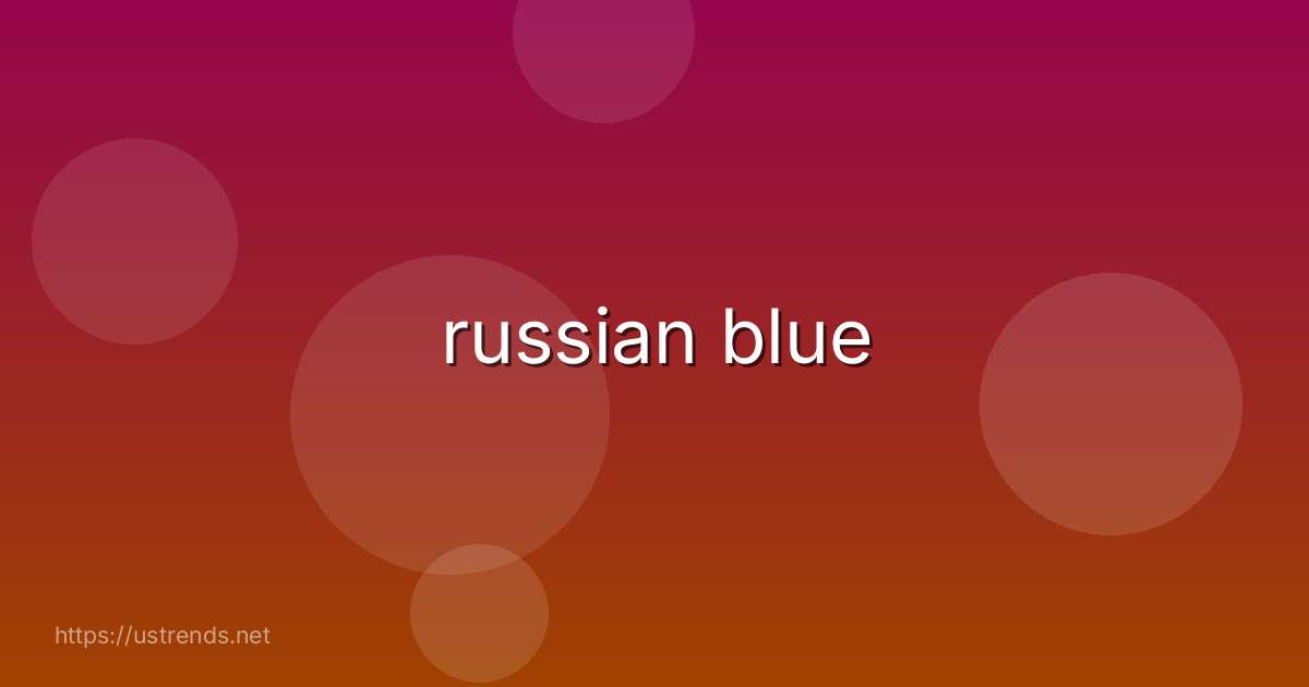 russian blue