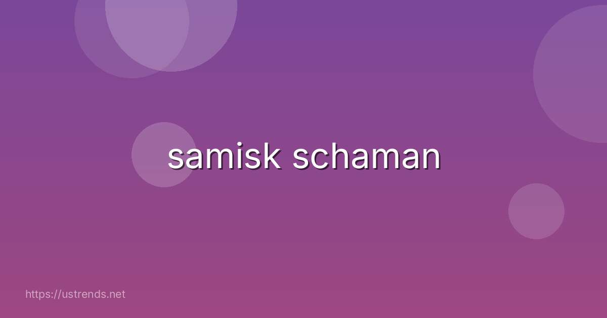 samisk schaman