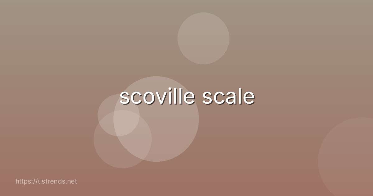 scoville scale