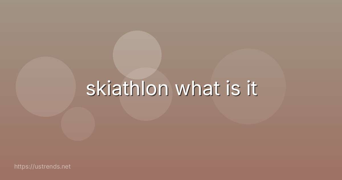 skiathlon what is it