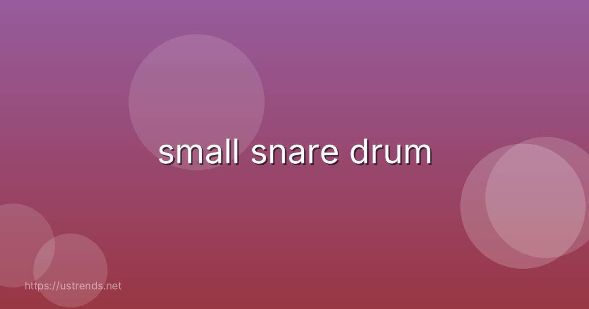 small snare drum