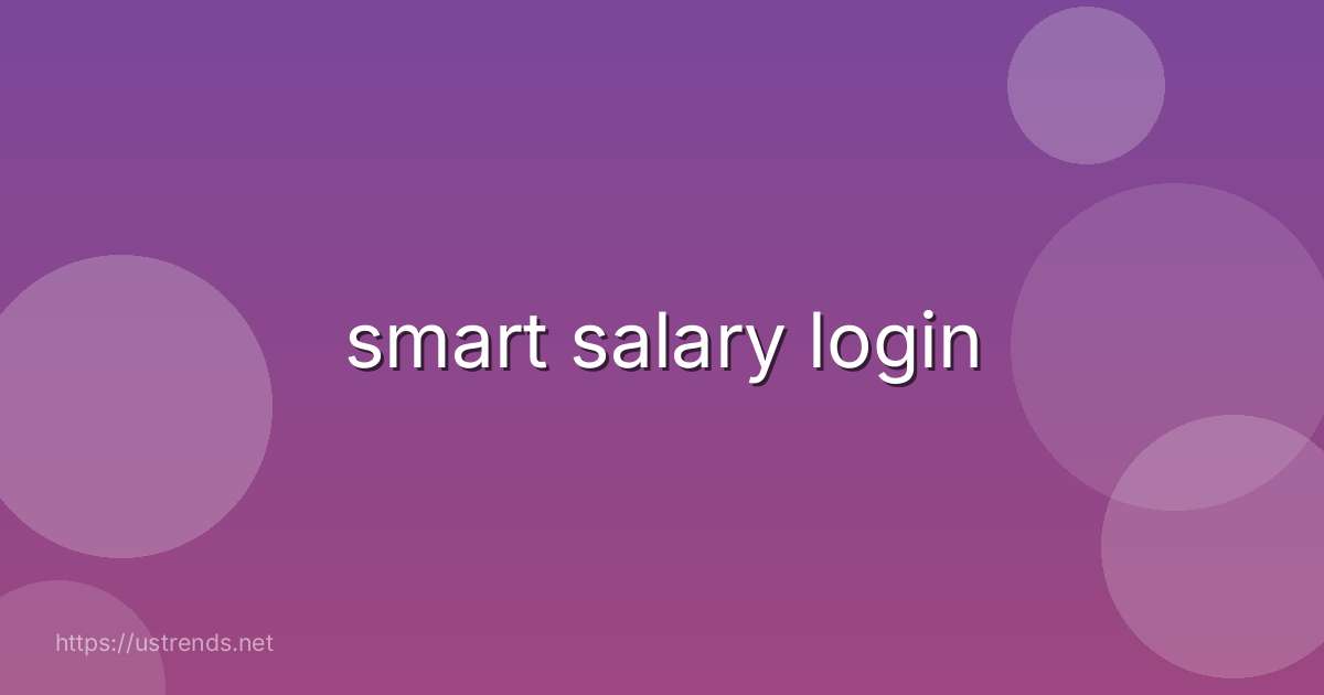 smart salary login