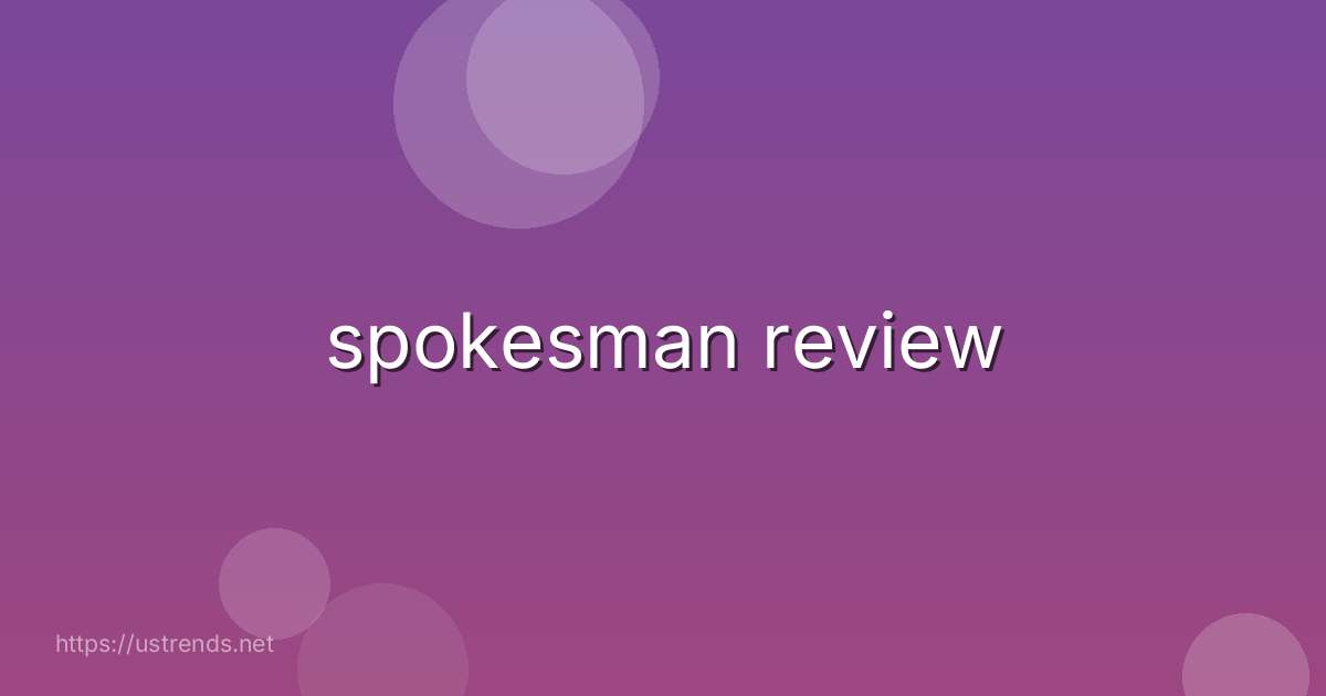 spokesman review