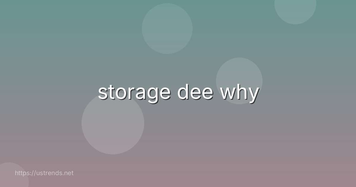 storage dee why
