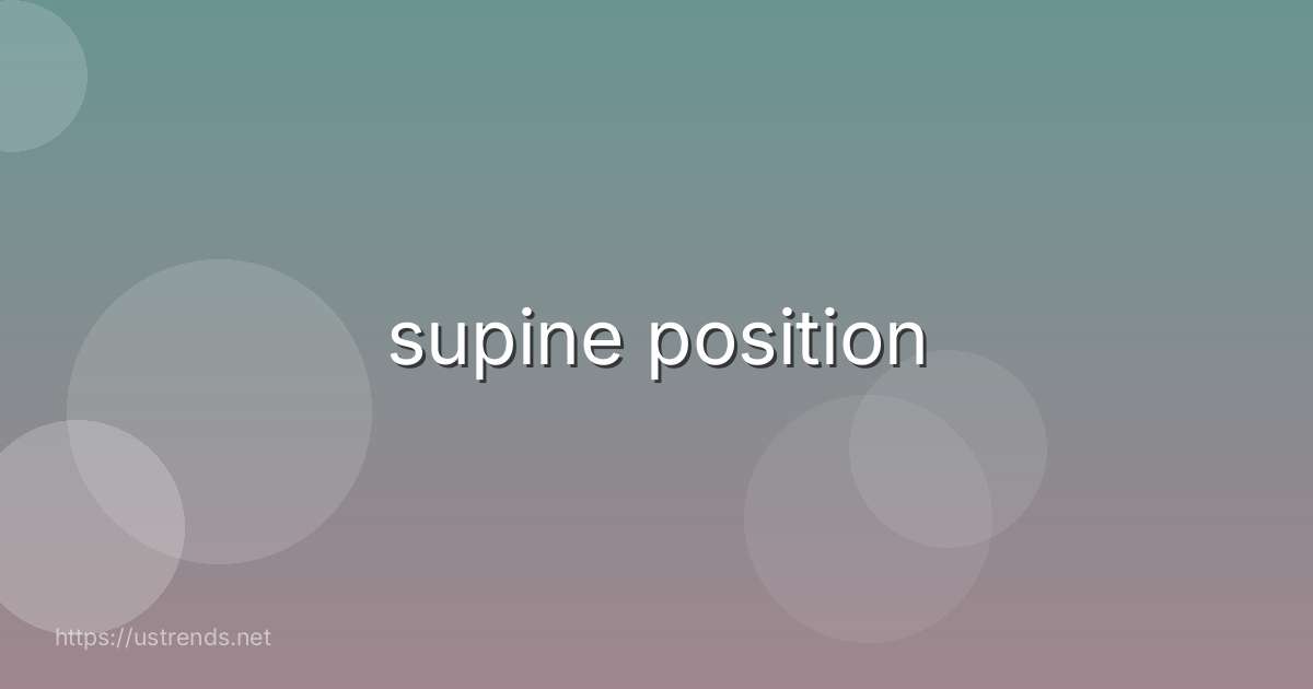 supine position