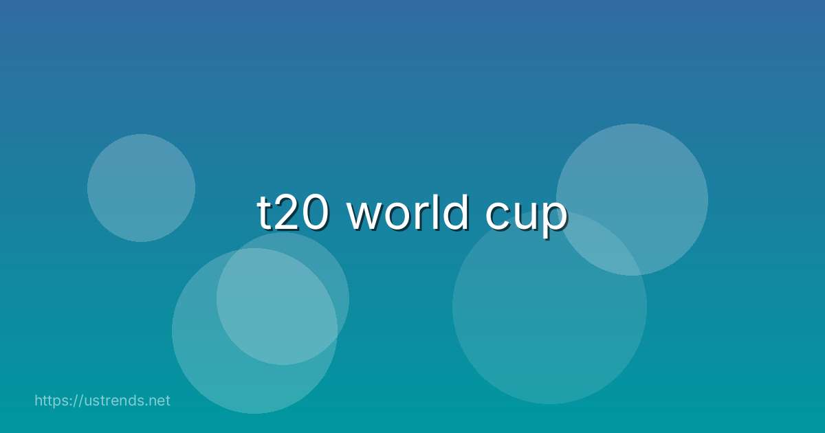 t20 world cup