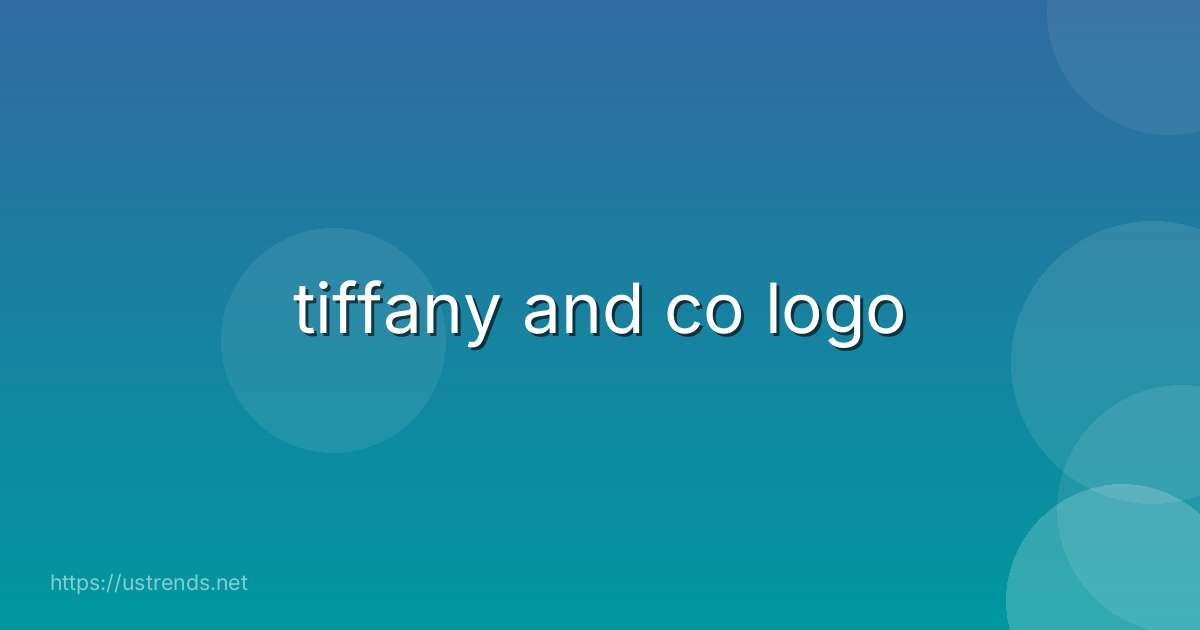 tiffany and co logo