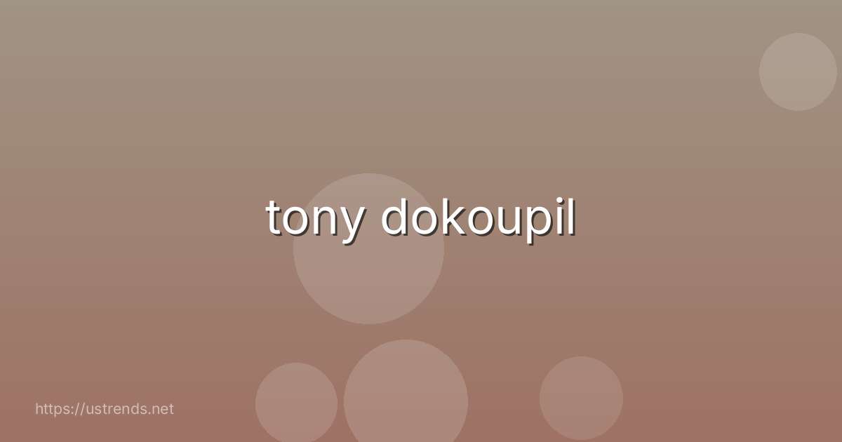 tony dokoupil