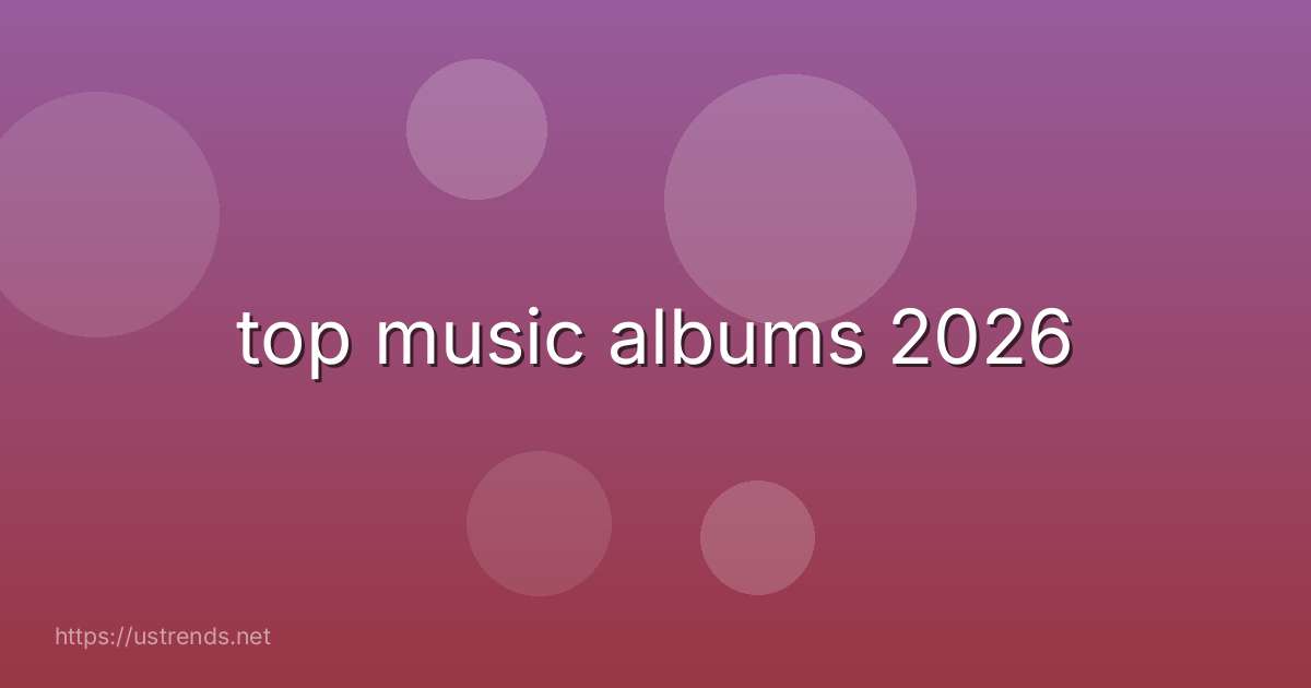 top music albums 2026
