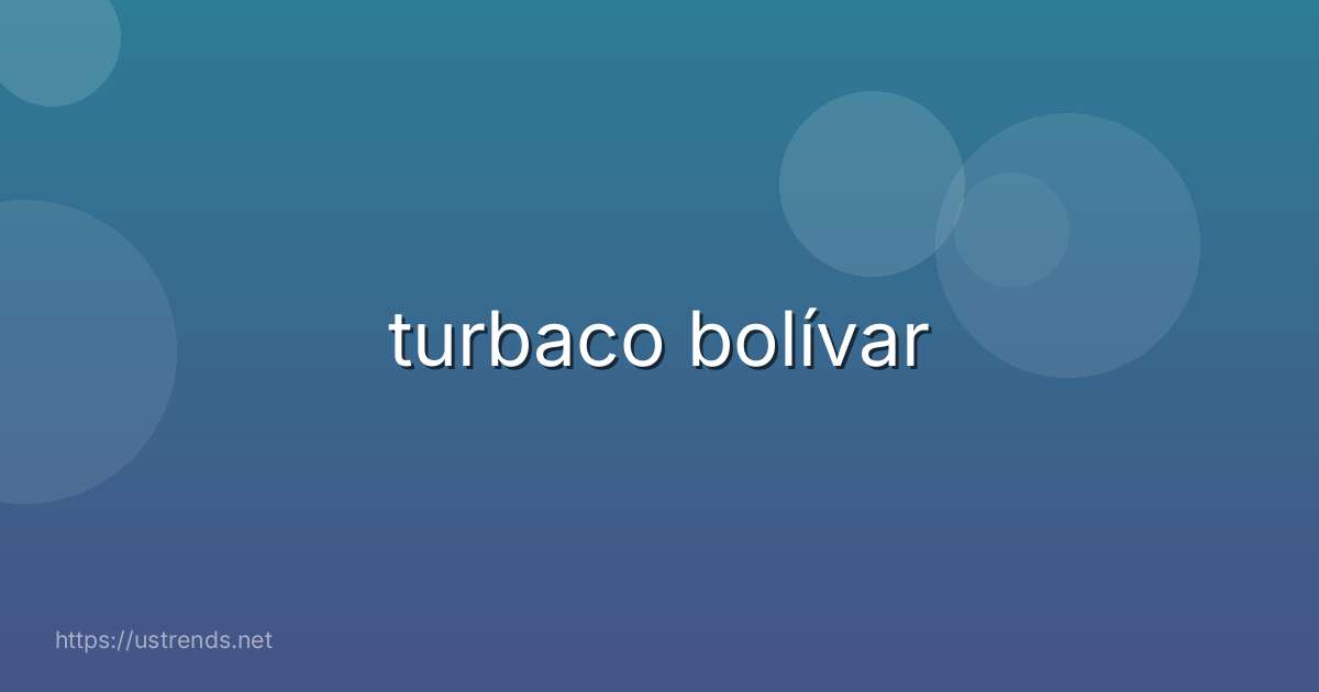 turbaco bolívar
