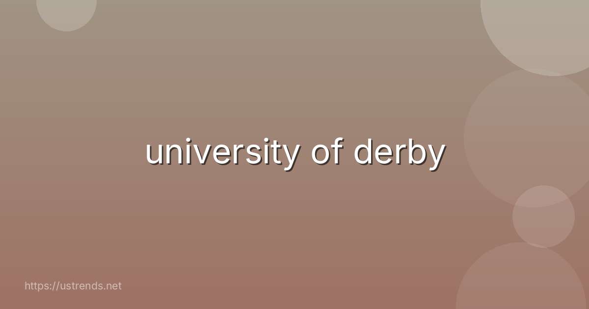 university of derby