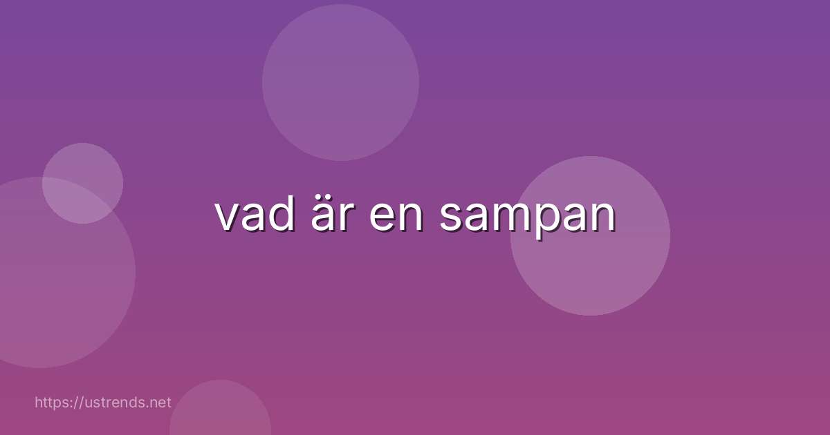 vad är en sampan