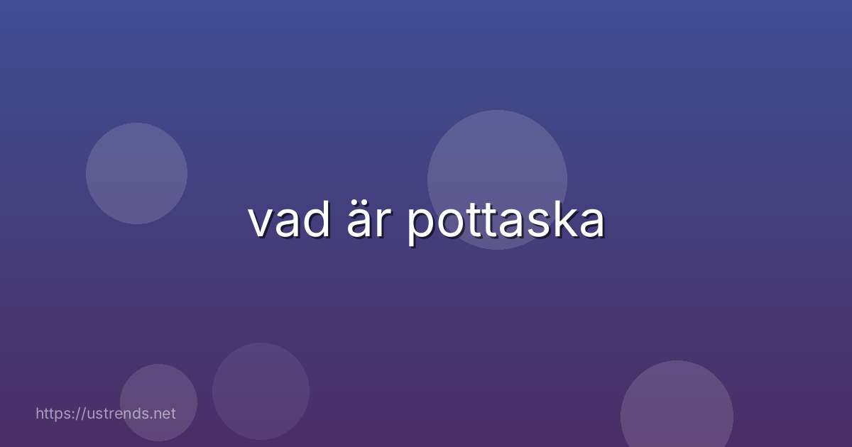 vad är pottaska