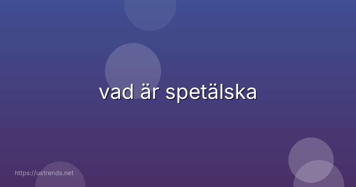 vad är spetälska
