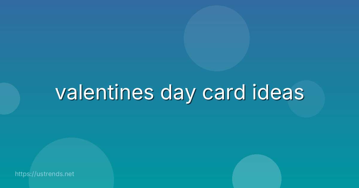 valentines day card ideas