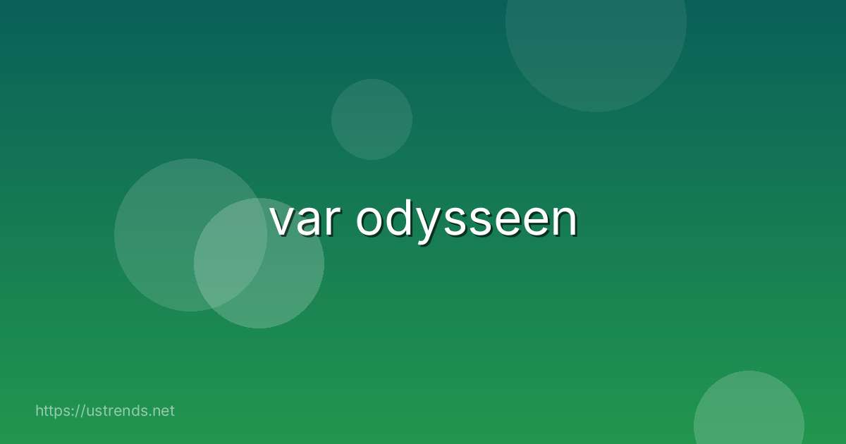 var odysseen