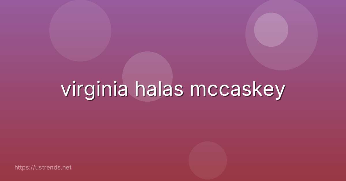 virginia halas mccaskey