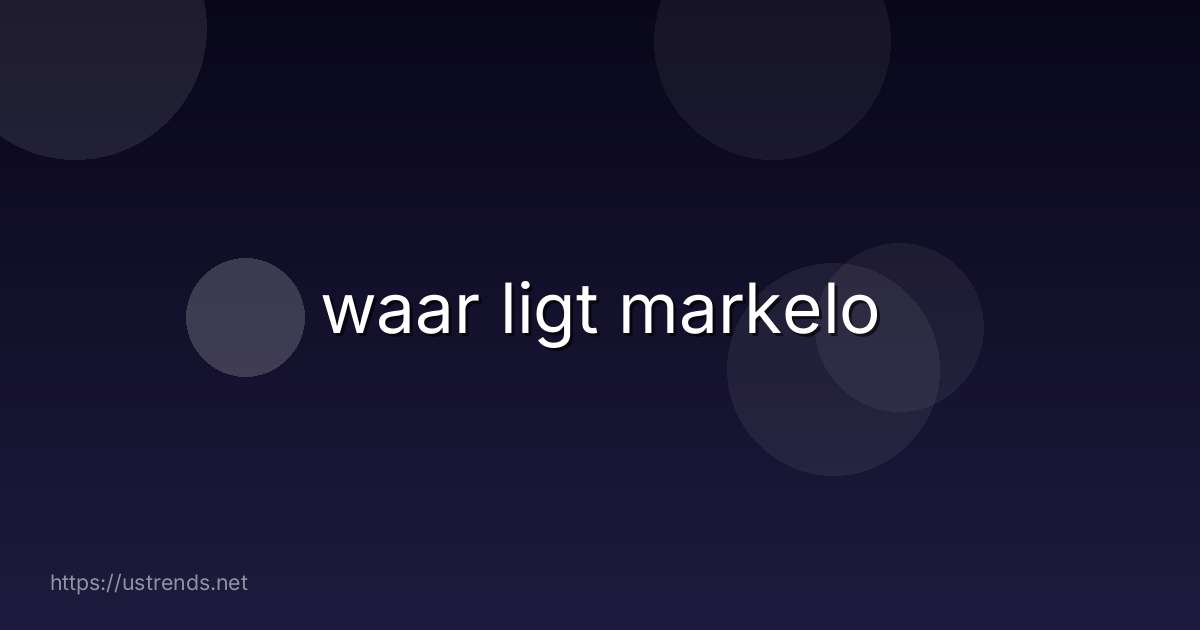 waar ligt markelo