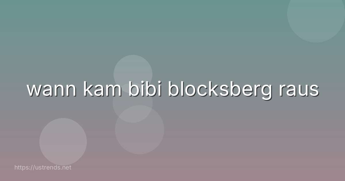 wann kam bibi blocksberg raus