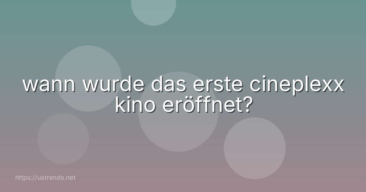 wann wurde das erste cineplexx kino eröffnet?