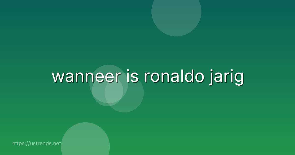 wanneer is ronaldo jarig
