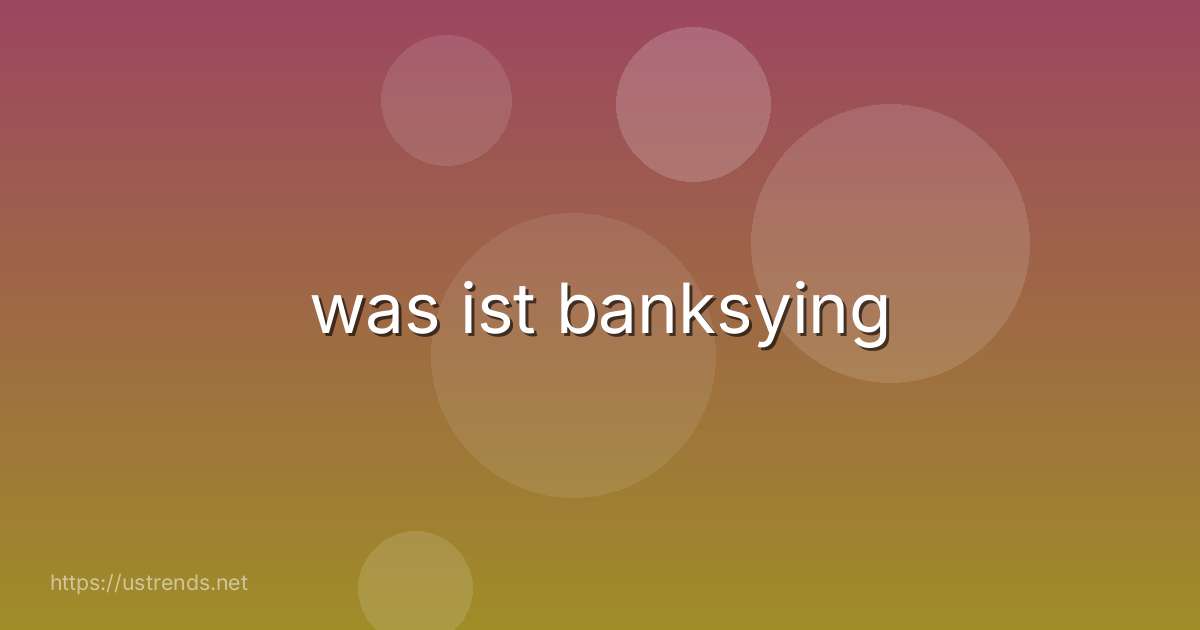 was ist banksying