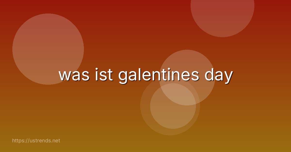 was ist galentines day