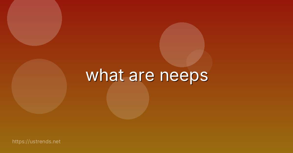 what are neeps