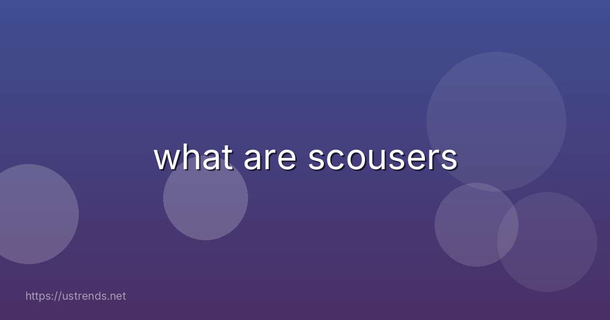 what are scousers