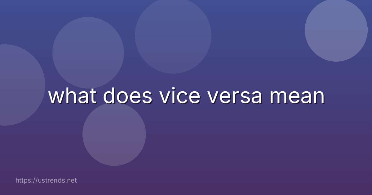 what does vice versa mean