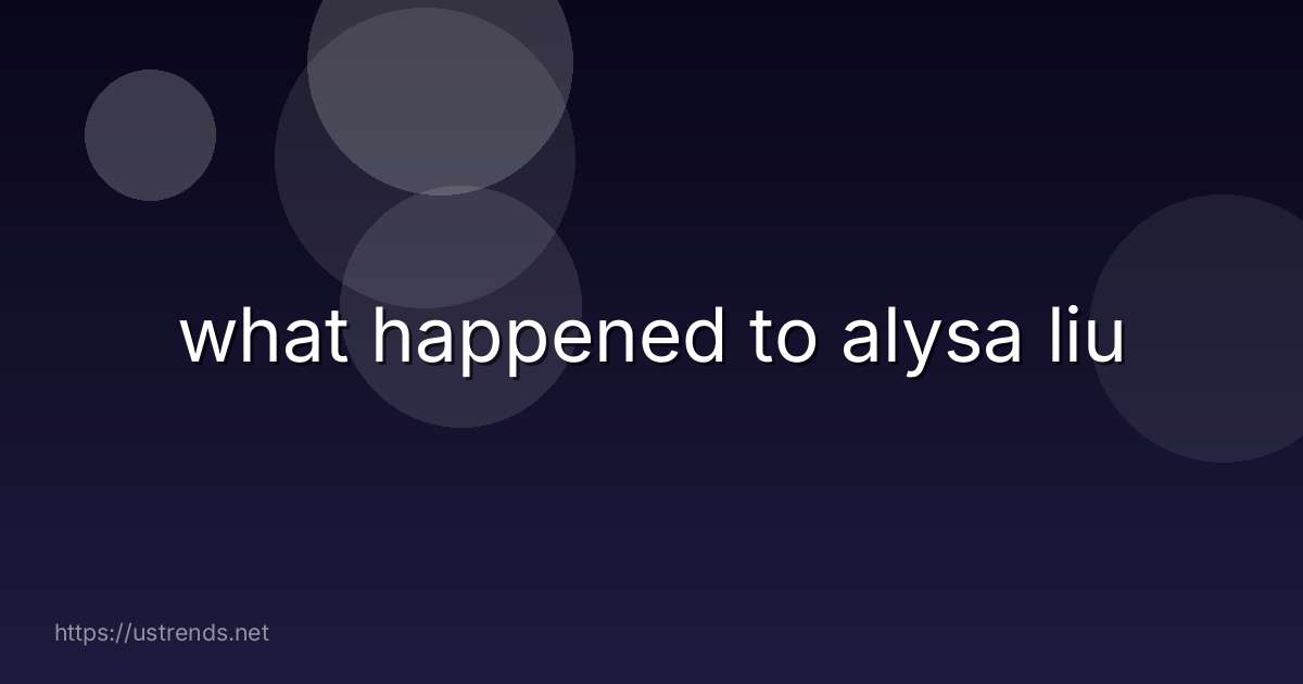 what happened to alysa liu