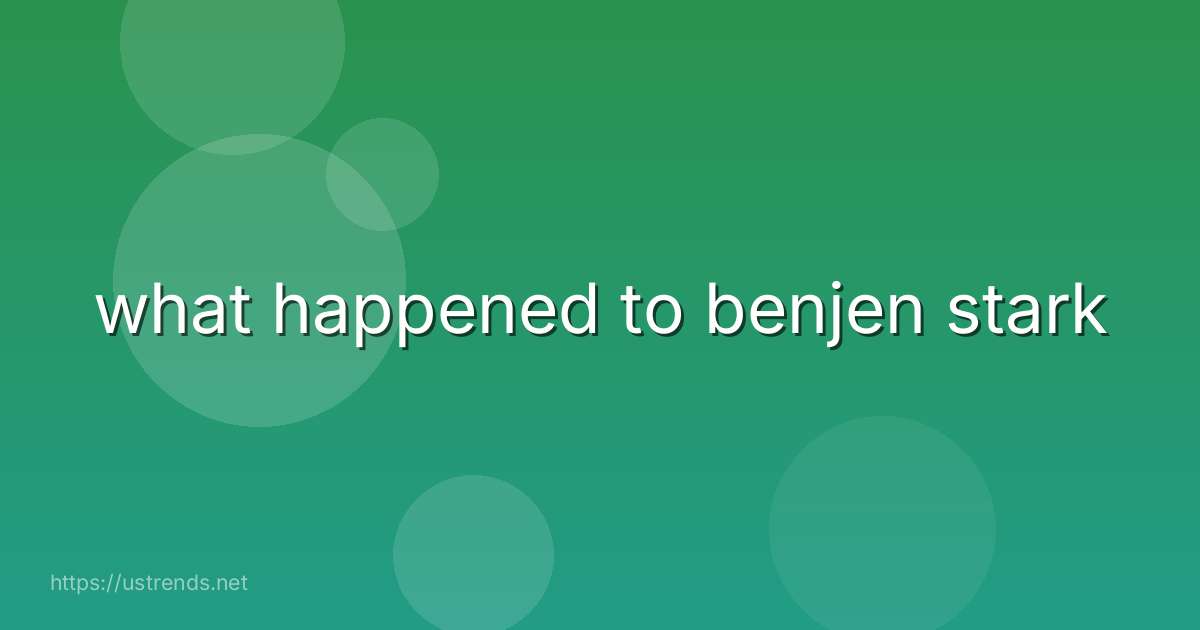 what happened to benjen stark