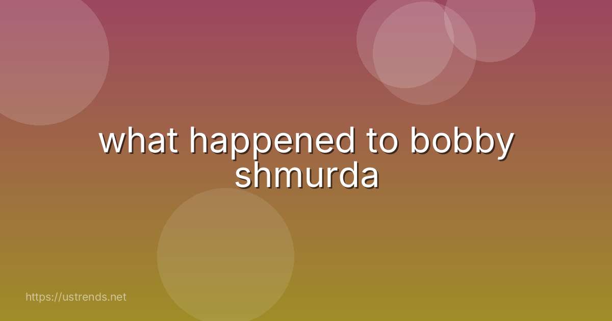 what happened to bobby shmurda