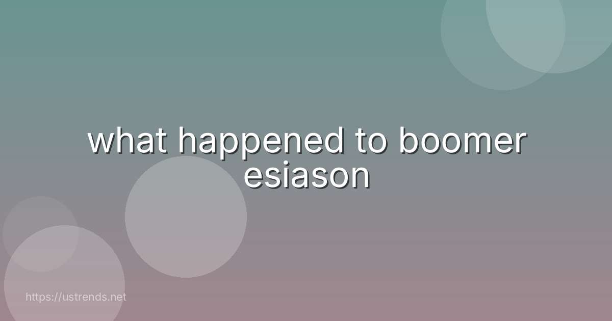 what happened to boomer esiason