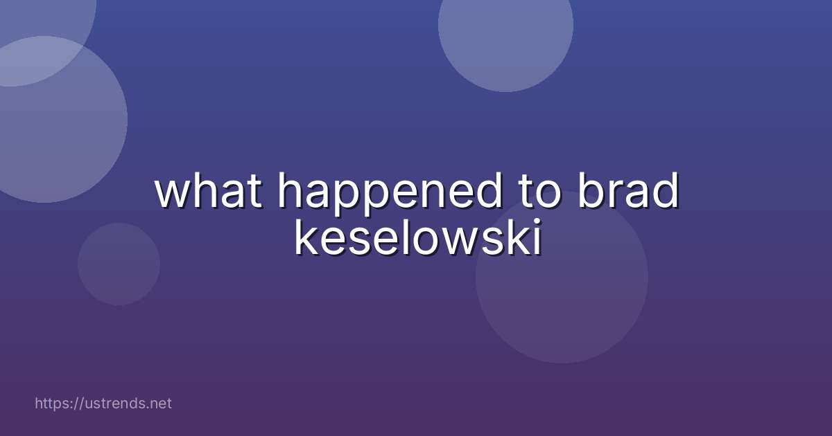 what happened to brad keselowski