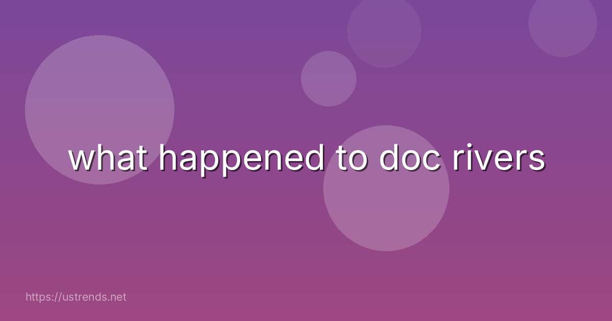 what happened to doc rivers