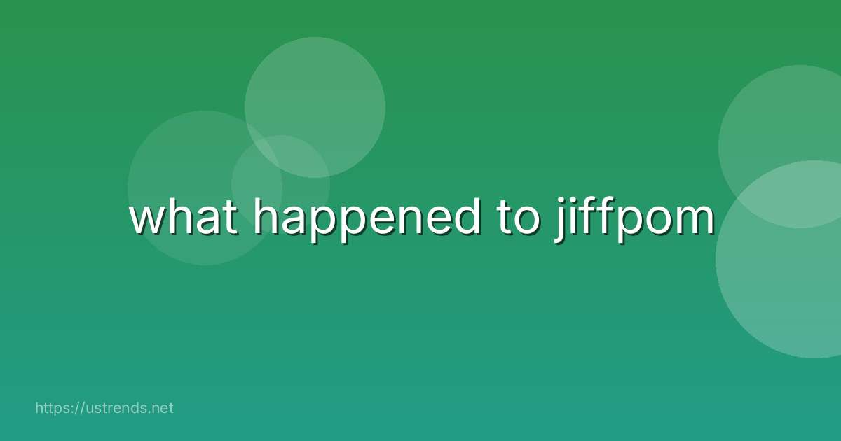 what happened to jiffpom