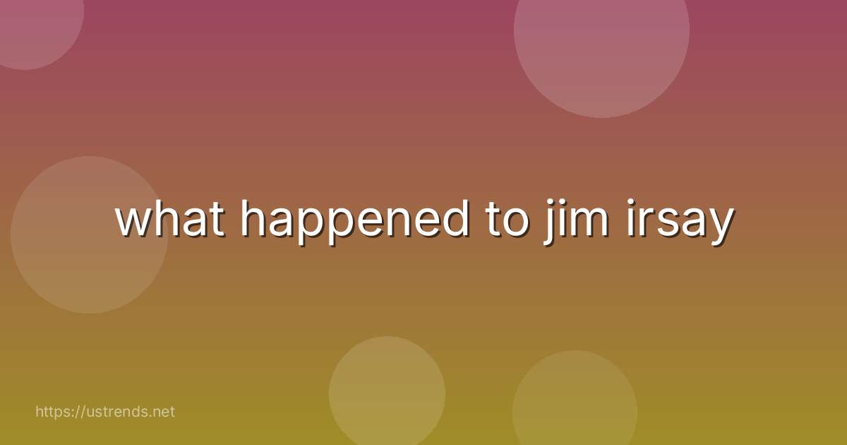 what happened to jim irsay