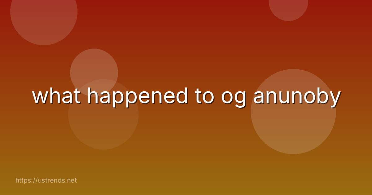 what happened to og anunoby