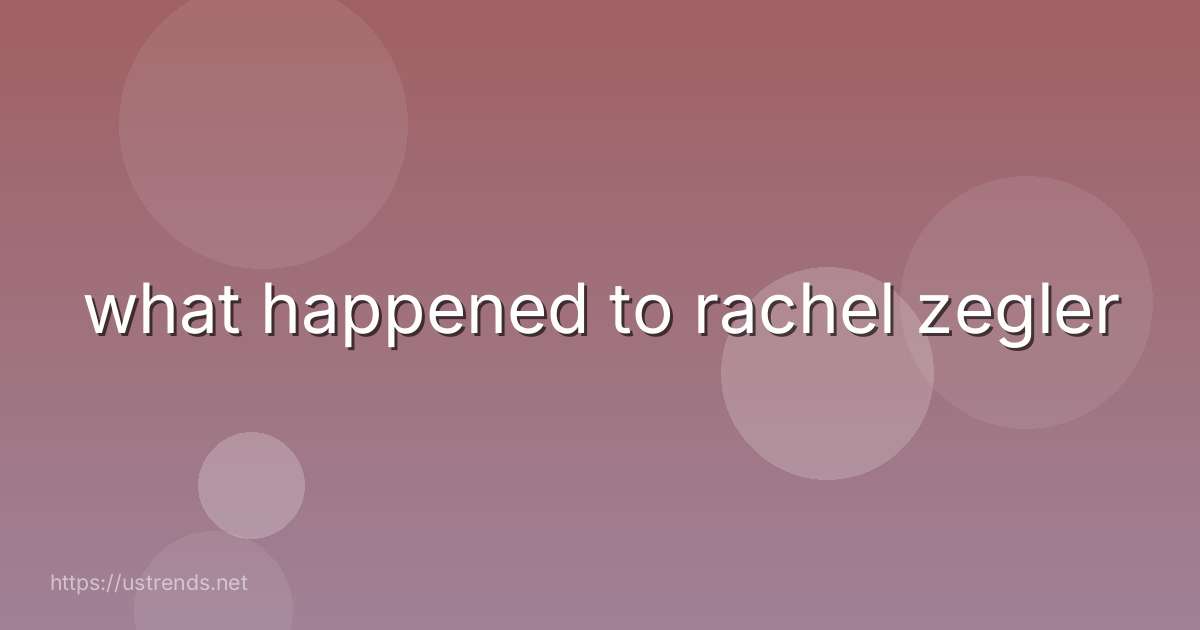 what happened to rachel zegler