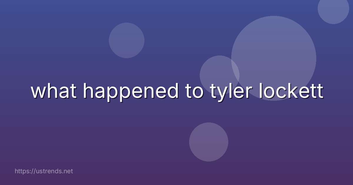 what happened to tyler lockett