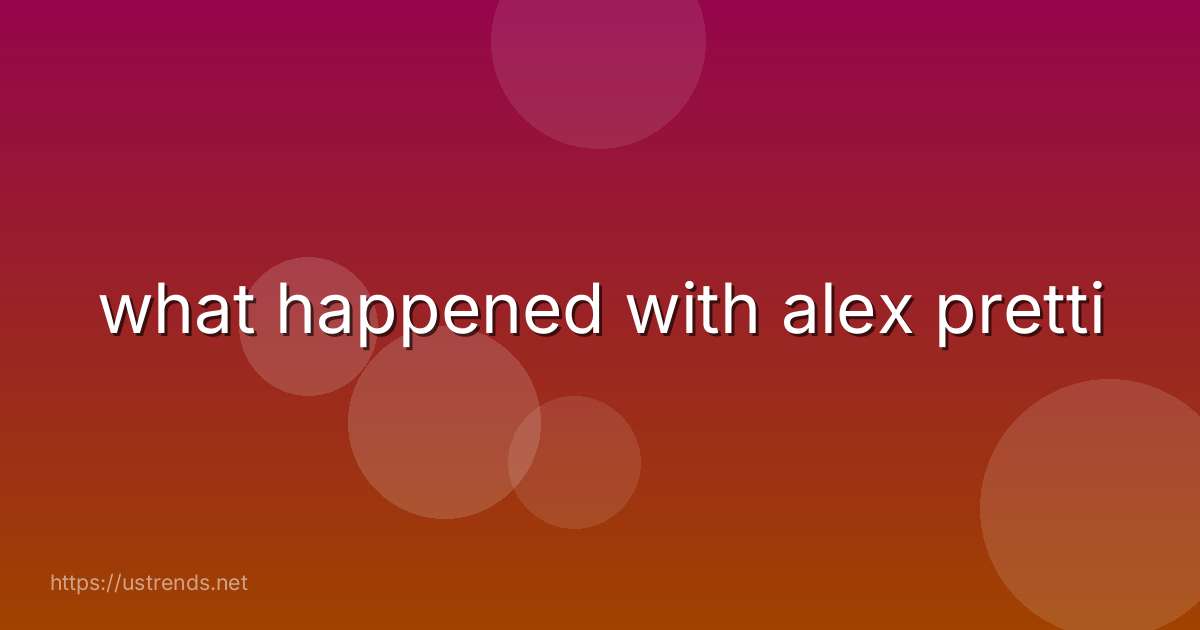 what happened with alex pretti