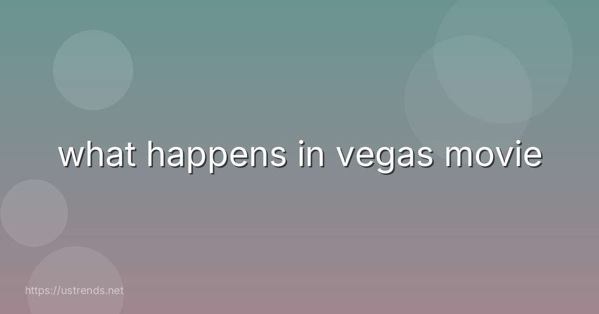 what happens in vegas movie