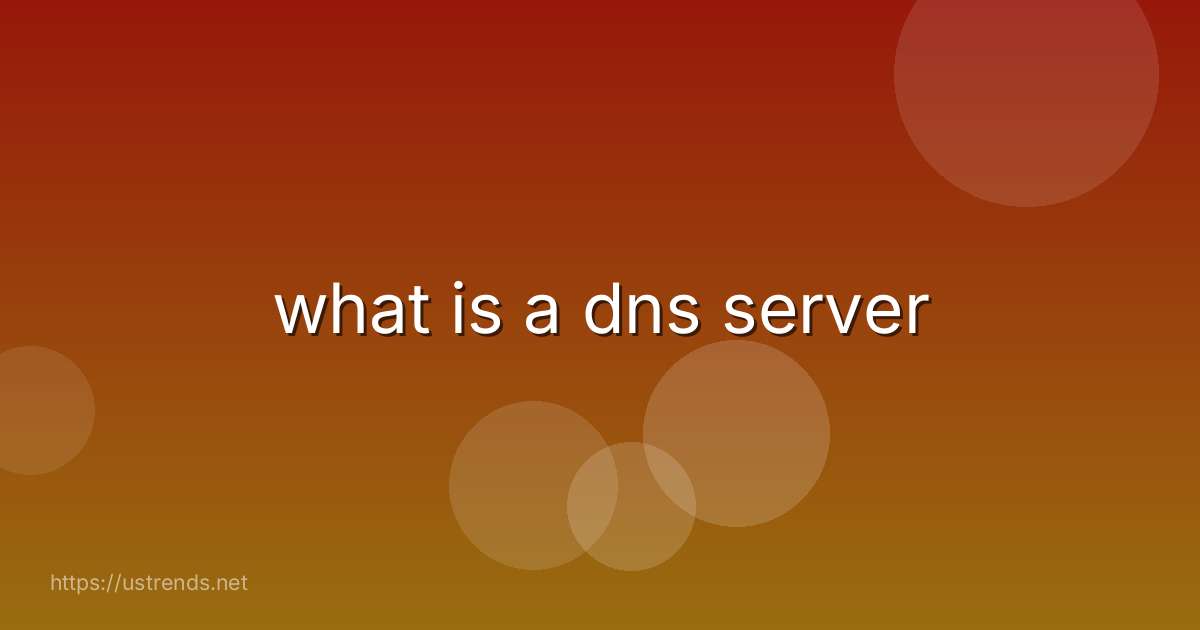 what is a dns server