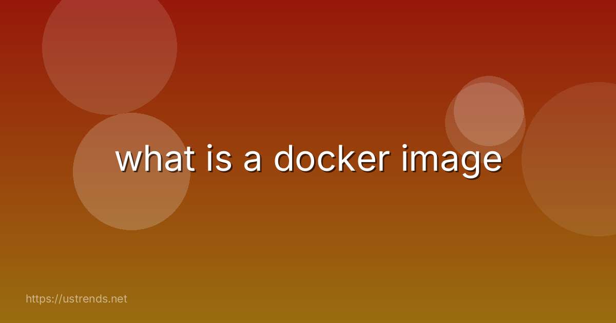 what is a docker image