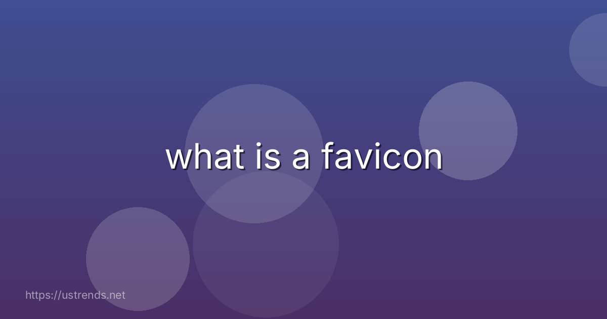 what is a favicon