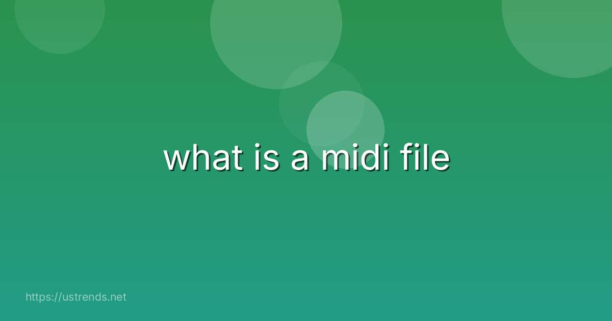 what is a midi file