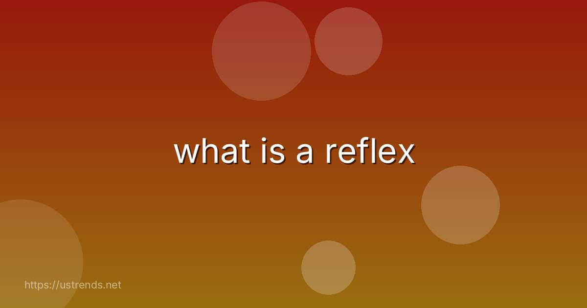 what is a reflex